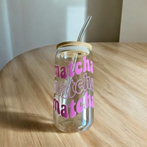 Verre à Matcha (couleur rose)