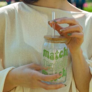 Verre à matcha, vert