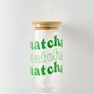 Verre à matcha, vert